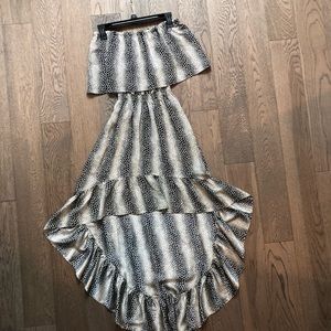 Parker high/low dress